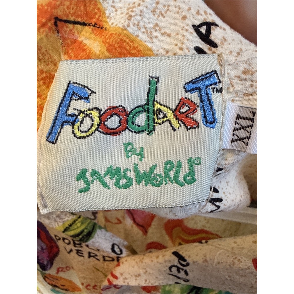 Foodart by Jams World "Chili World Wearable Art Y2K Collectible Shirt XXL - Picture 5 of 5